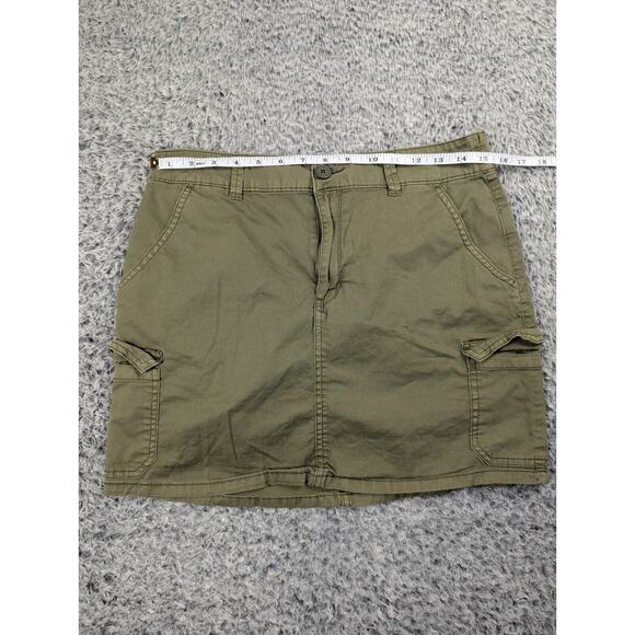 Social Standard by Sanctuary Skirt Women Small Green Army Hero Stretch Cargo - Picture 5 of 7